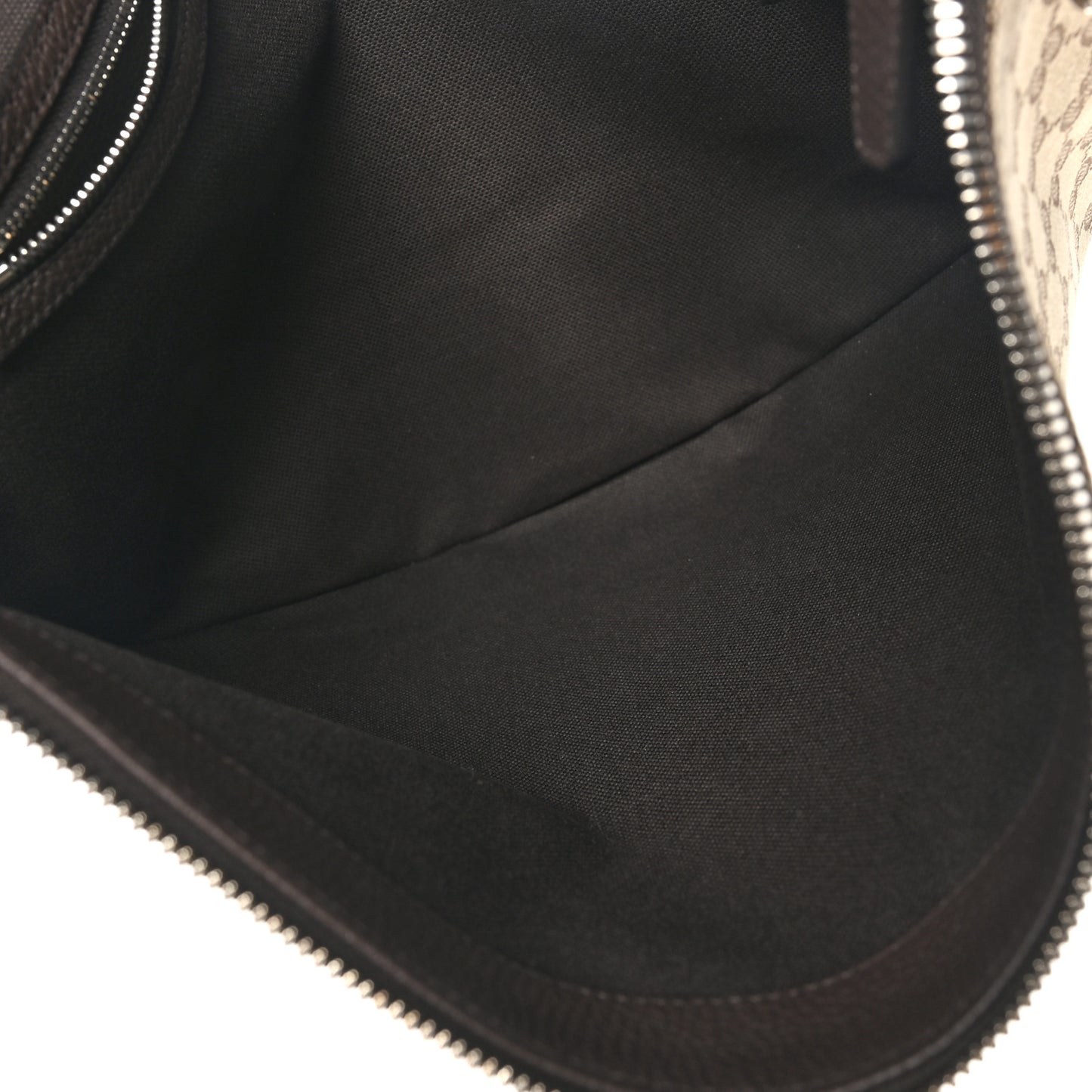 Monogram Calfskin Web Medium B Shoulder Bag Beige Brown