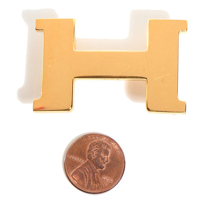 Hermes Polished 24mm H Belt Buckle Gold 2 of 5