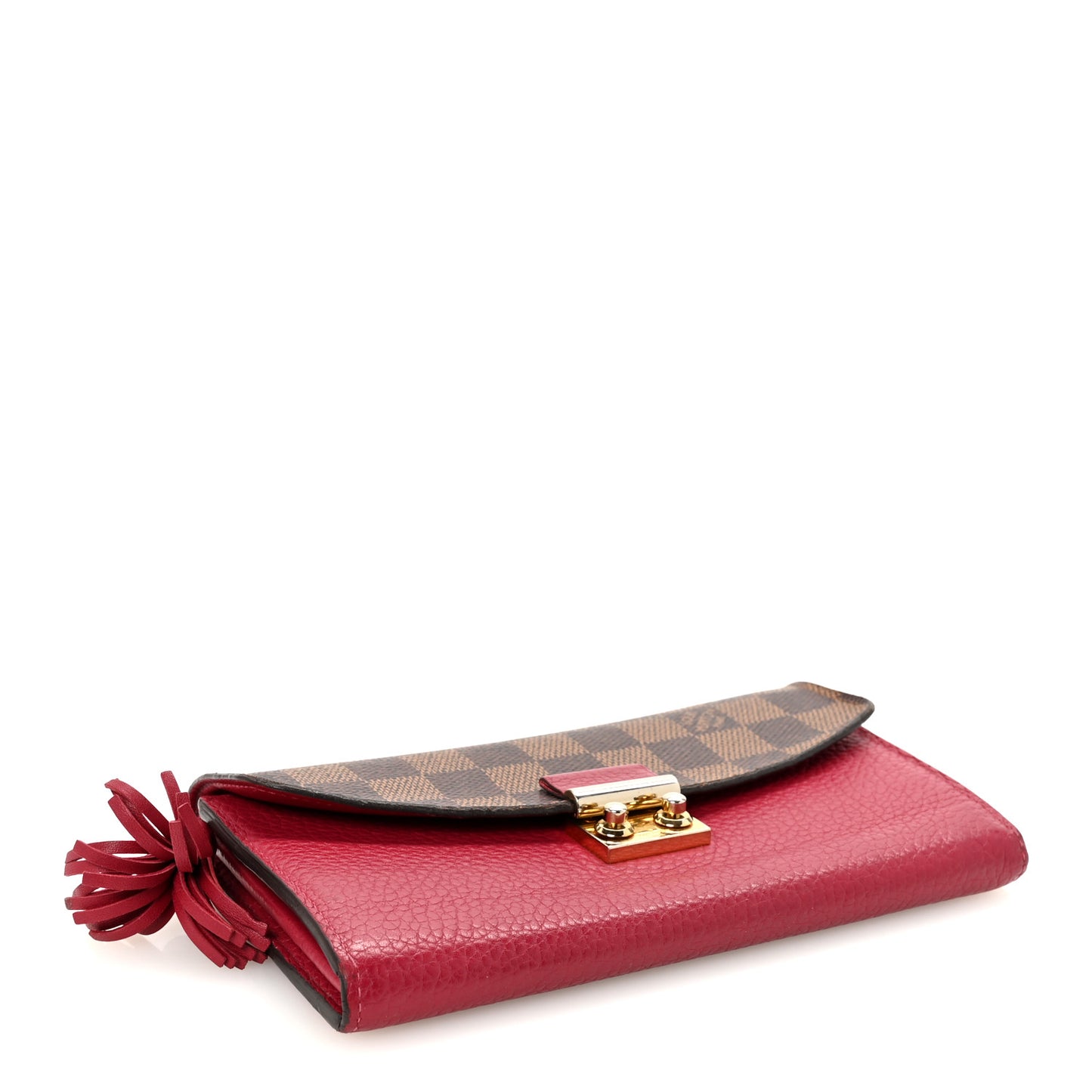 Damier Ebene Croisette Wallet Lie De Vin
