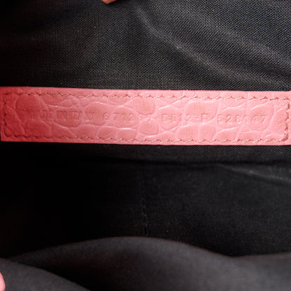 Balenciaga Extra Supple Calfskin Crocodile Embossed Small Le Cagole Shoulder Bag Sweet Pink 8 of 12