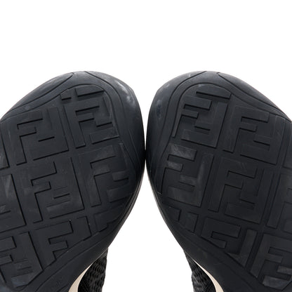 Fendi Technical 3D Mesh Womens FFluid Zip Up Sneakers Black 7 of 8