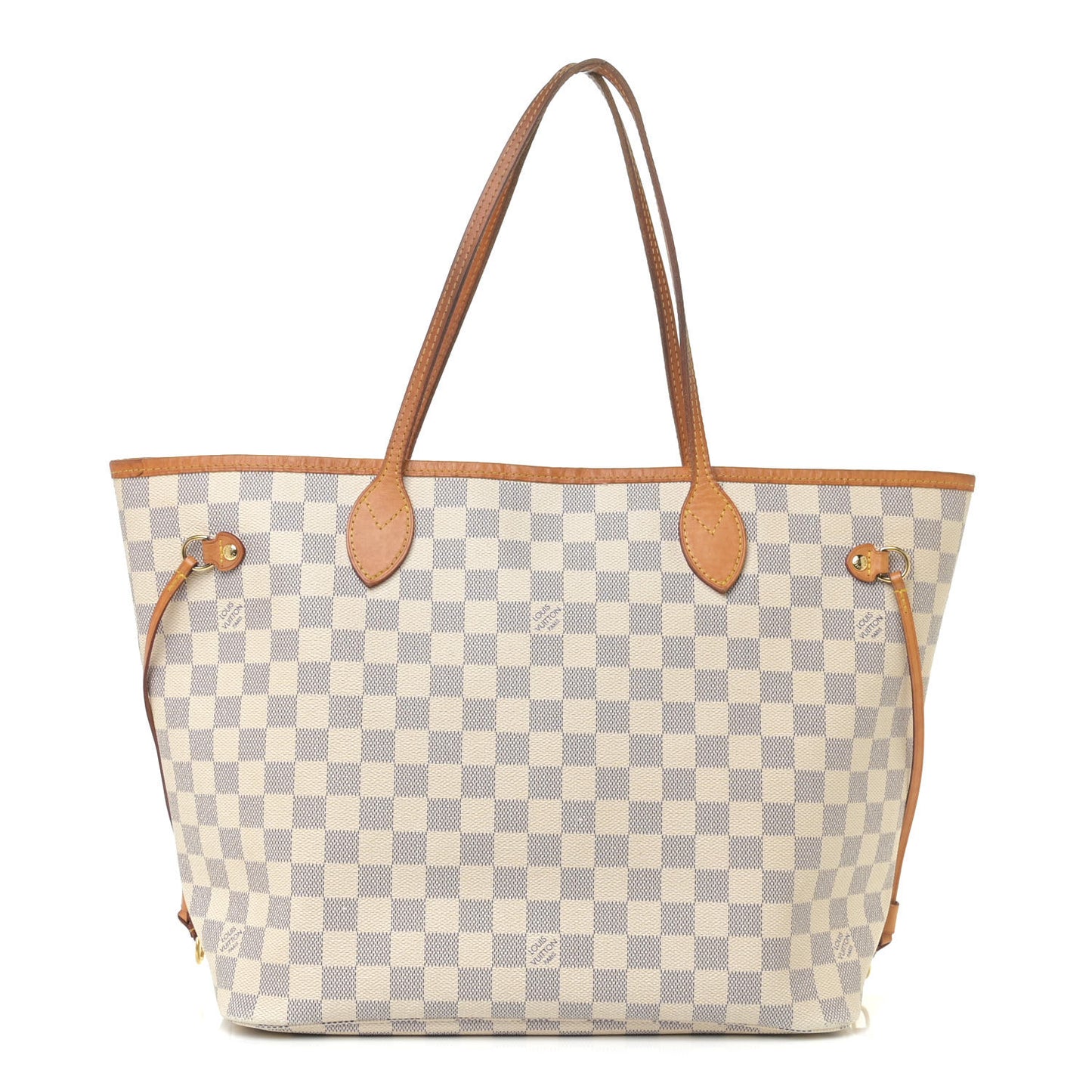 Damier Azur Neo Neverfull MM Rose Ballerine