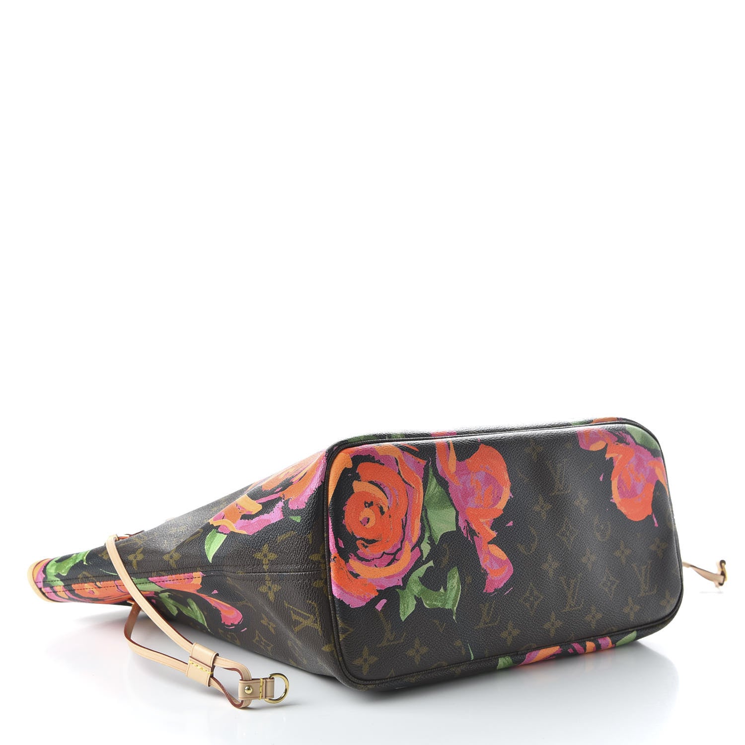 Louis Vuitton Monogram Roses Neverfull MM 4 of 10