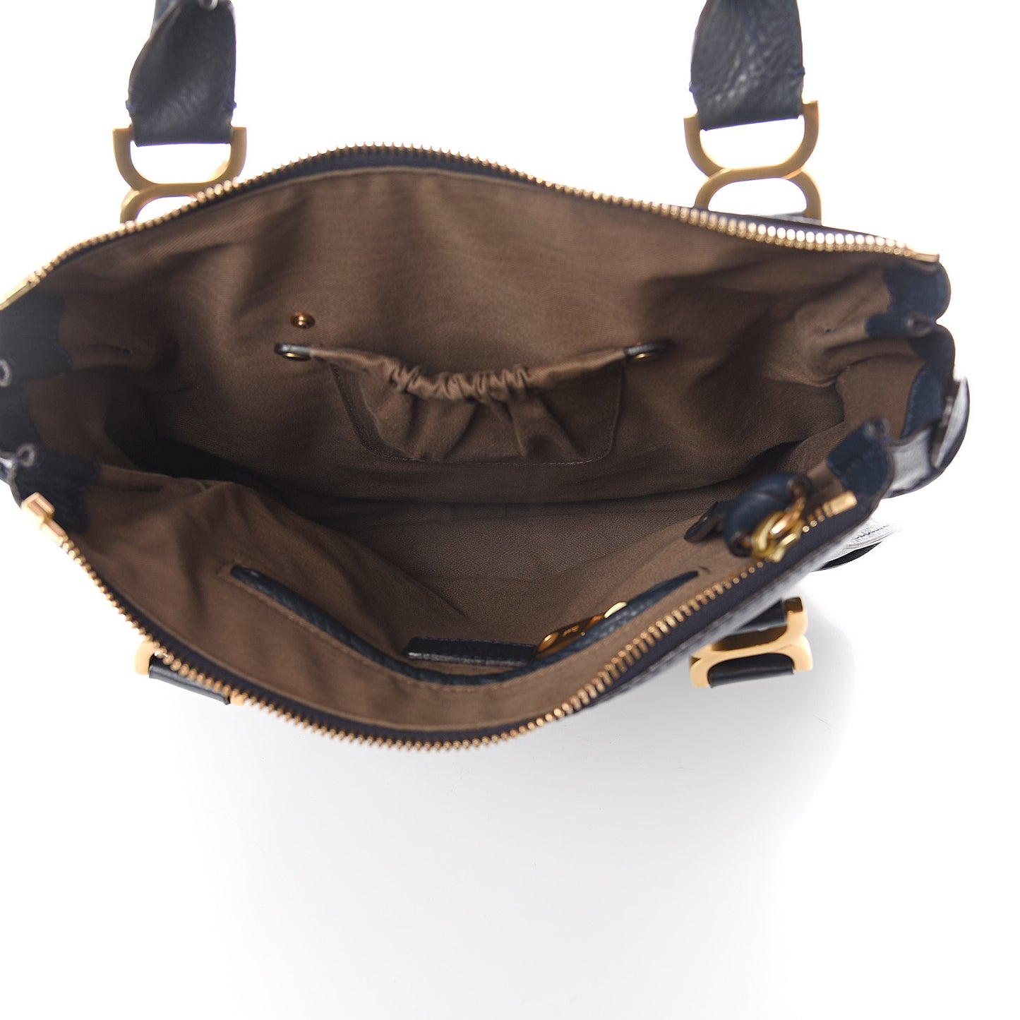 Calfskin Medium Marcie Satchel Navy