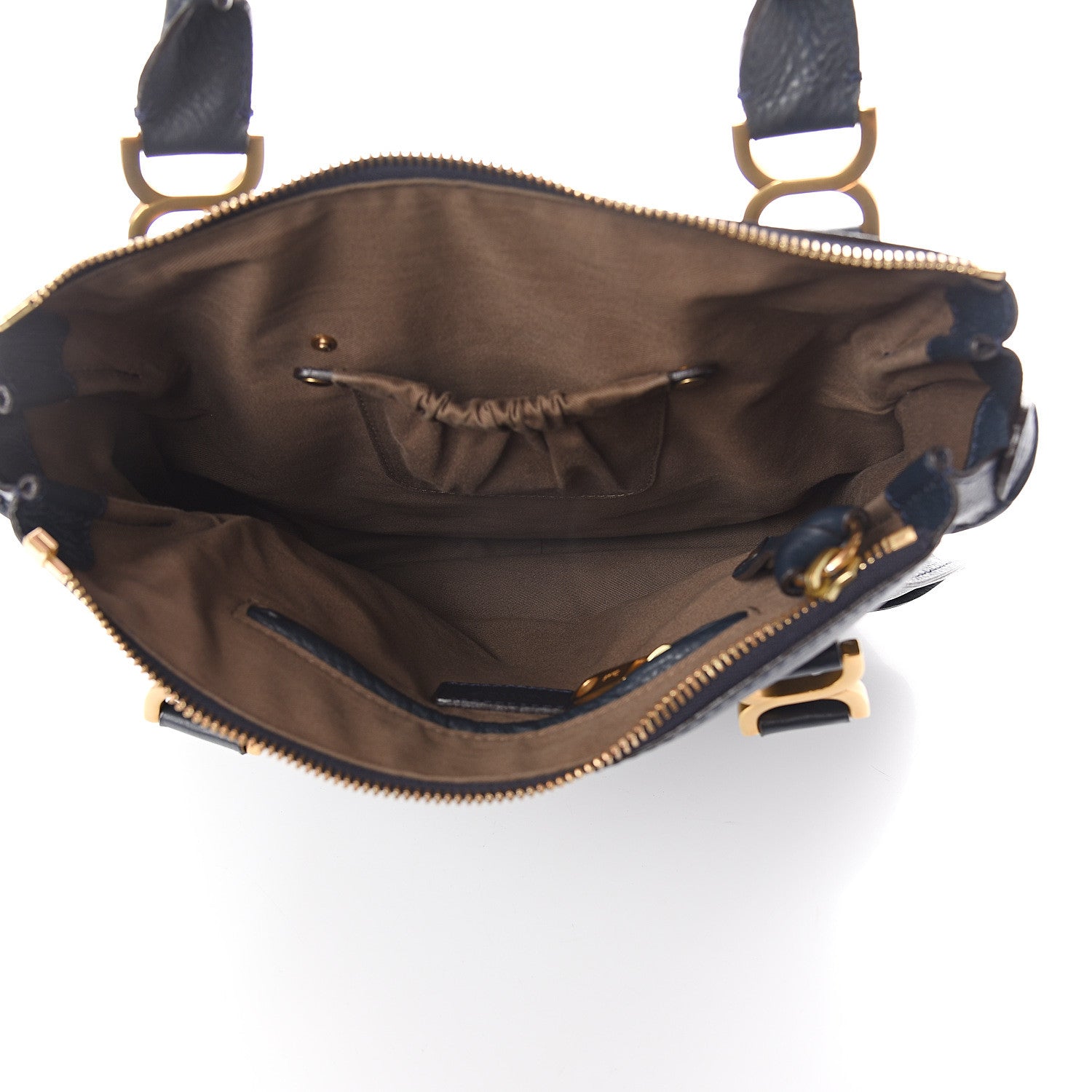 Chloe Calfskin Medium Marcie Satchel Navy 4 of 8