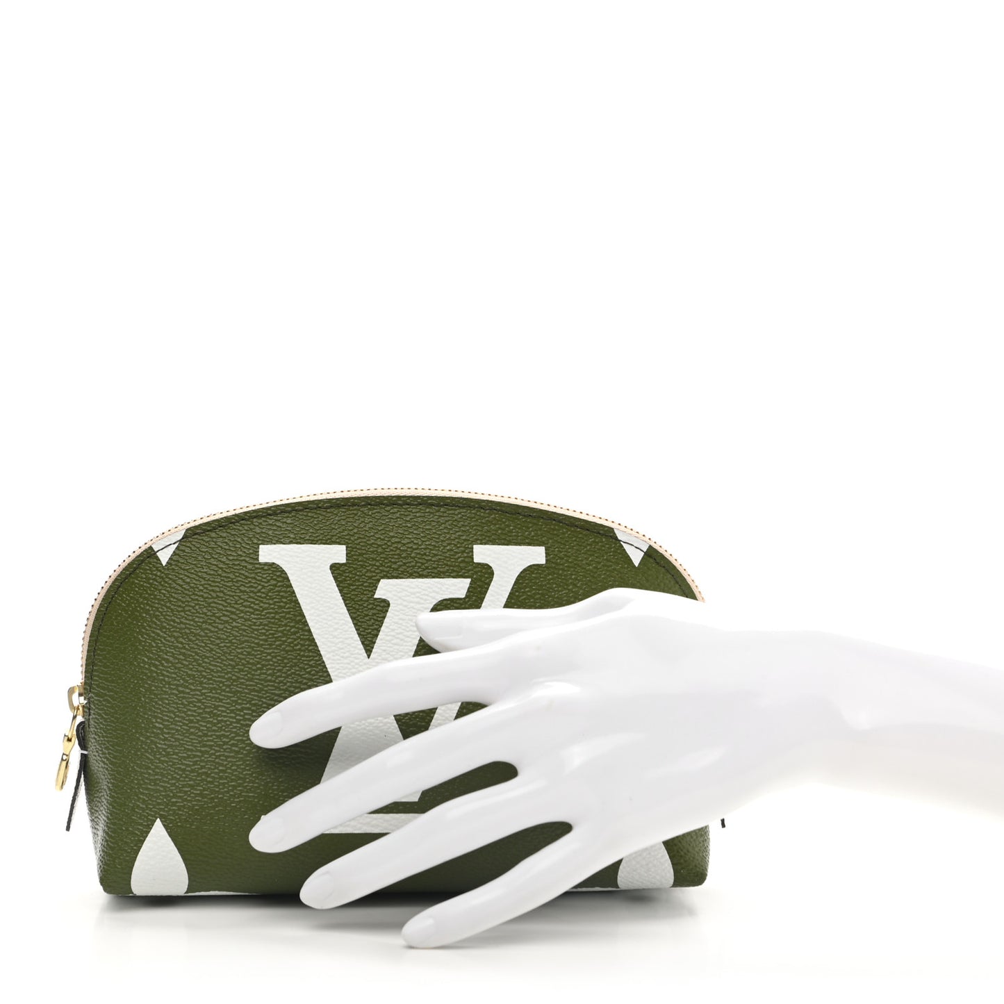 Monogram Giant Cosmetic Pouch Kaki