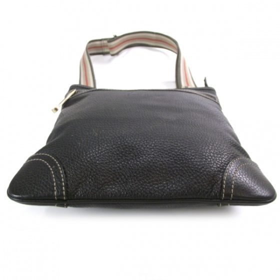 Burberry Prorsum Textured Leather Crossbody Bag Black 4 of 10