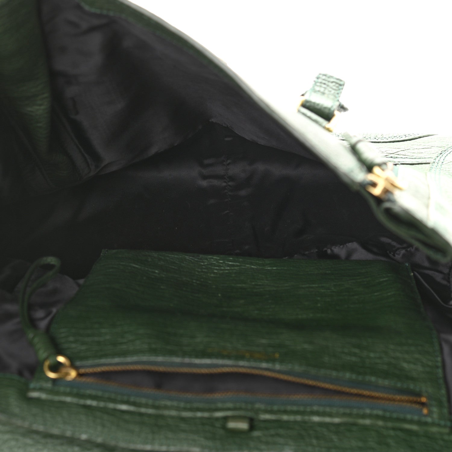 3.1 Phillip Lim Textured Calfskin Large Pashli Satchel Jade 5 of 11