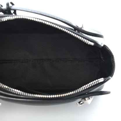 Fendi Vitello Dolce Crystal Flowerland Croc Tail Mini By The Way Boston Bag Black 4 of 8