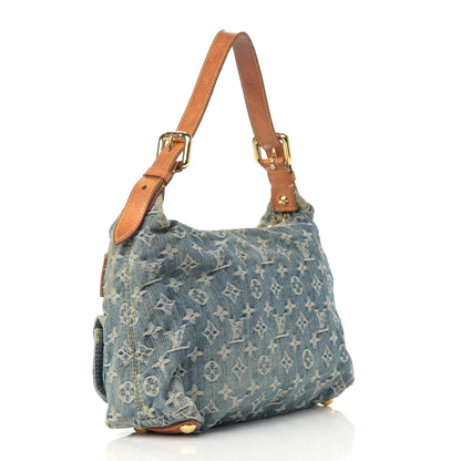 Louis Vuitton Monogram Denim Baggy PM Blue 3 of 17