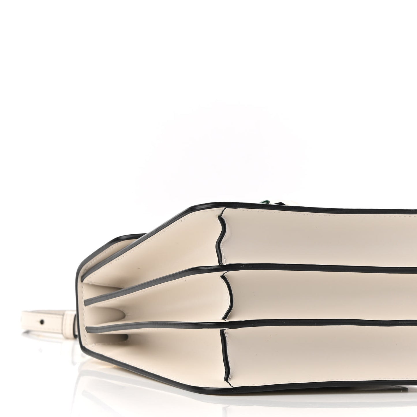 Calfskin Serpenti Forever Top Handle White