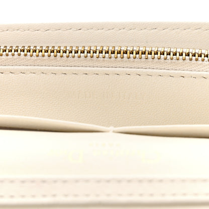 Christian Dior Lambskin Studded Diorama Wallet on Chain Pouch Off White 7 of 13