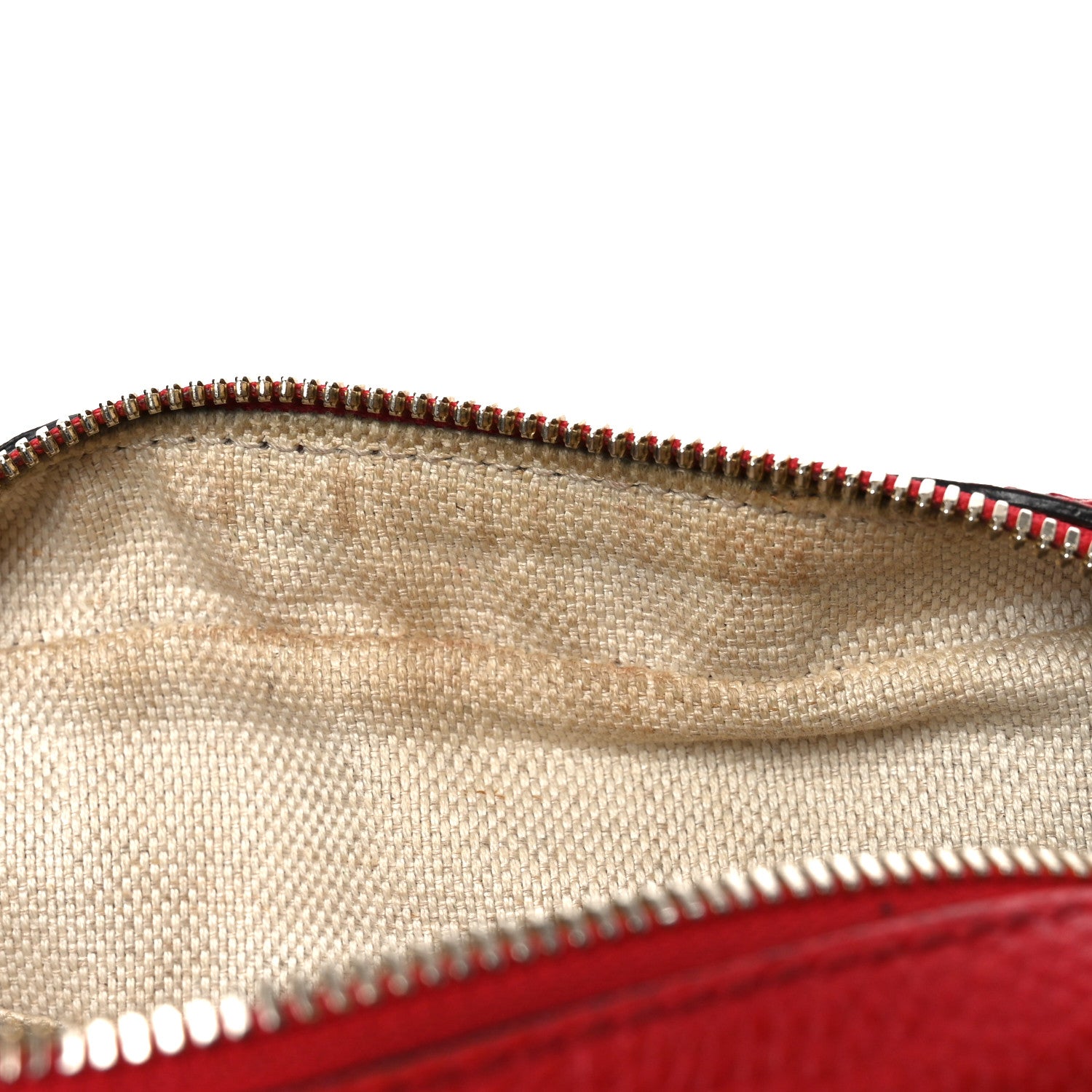 Gucci Pebbled Calfskin Small Soho Disco Bag Vibrant Red 11 of 12