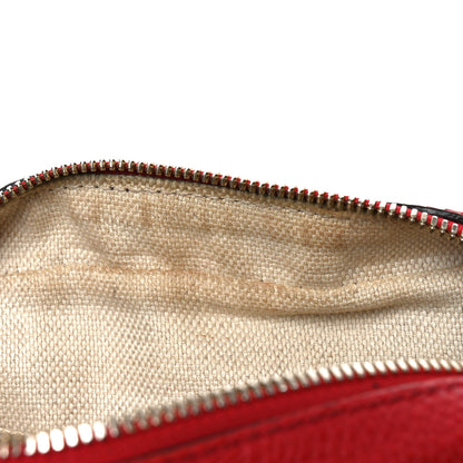 Gucci Pebbled Calfskin Small Soho Disco Bag Vibrant Red 11 of 12