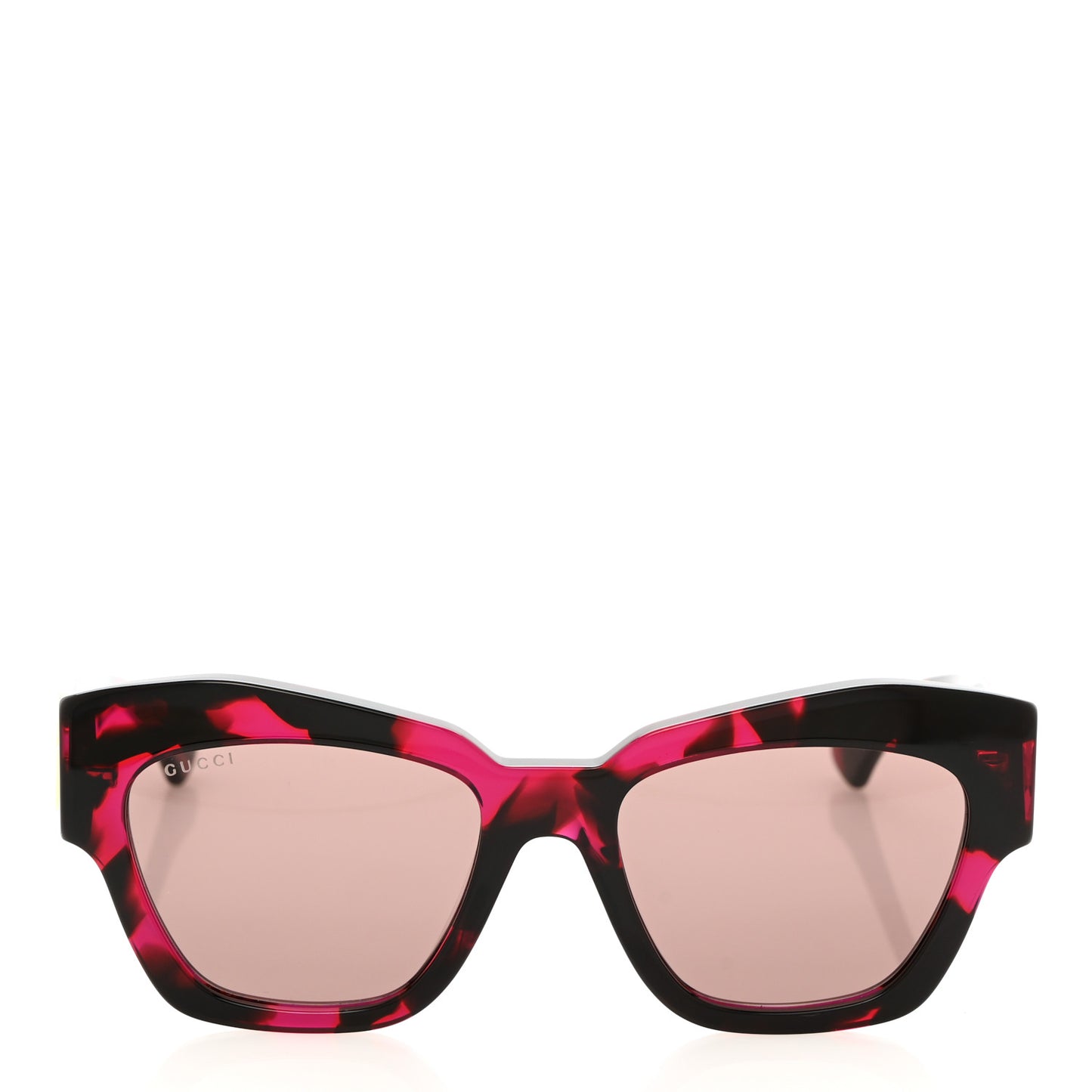 Acetate Square Frame Sunglasses GG1422S Pink Black