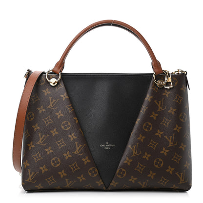 Louis Vuitton Monogram V Tote MM Black 1 of 4