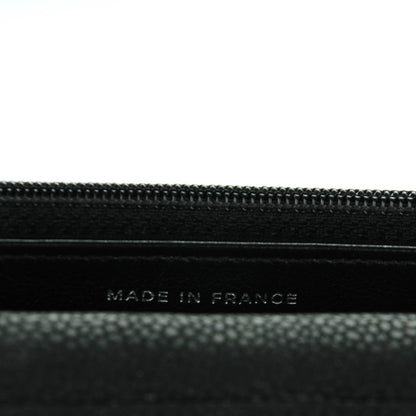 Chanel Iridescent Caviar Quilted Wallet On Chain WOC Black 7 of 8