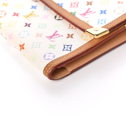 Louis Vuitton Monogram Multicolor Porte Tresor International Wallet White 8 of 12