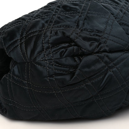 Lanvin Satin Quilted Shoulder Bag Black 7 of 10