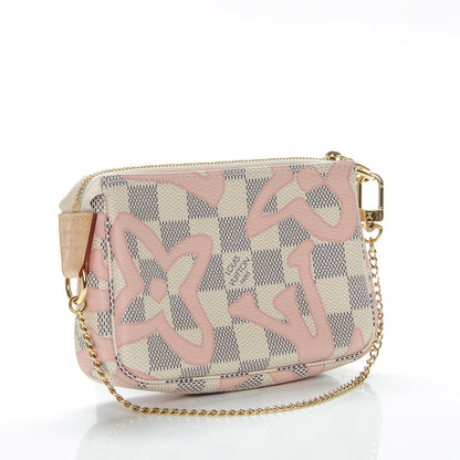 Louis Vuitton Damier Azur Tahitienne Mini Pochette Accessories 3 of 8