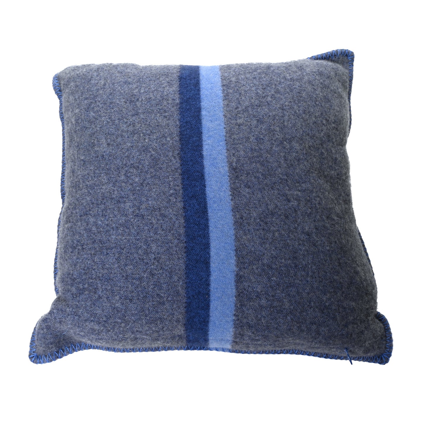 Wool Cashmere Cushion Pillow Blue Gray