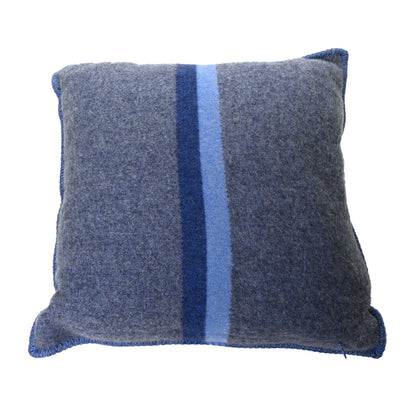 Louis Vuitton Wool Cashmere Cushion Pillow Blue Gray 2 of 3