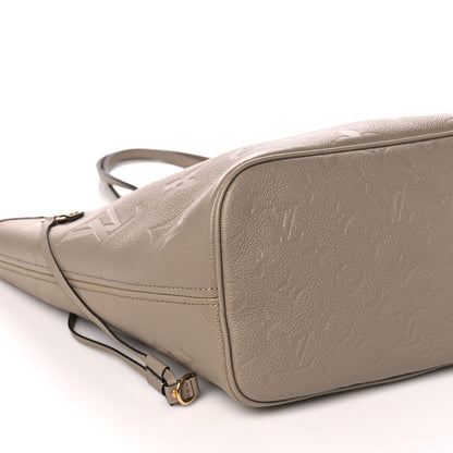 Louis Vuitton Empreinte Monogram Giant Neverfull MM Tourterelle 8 of 11