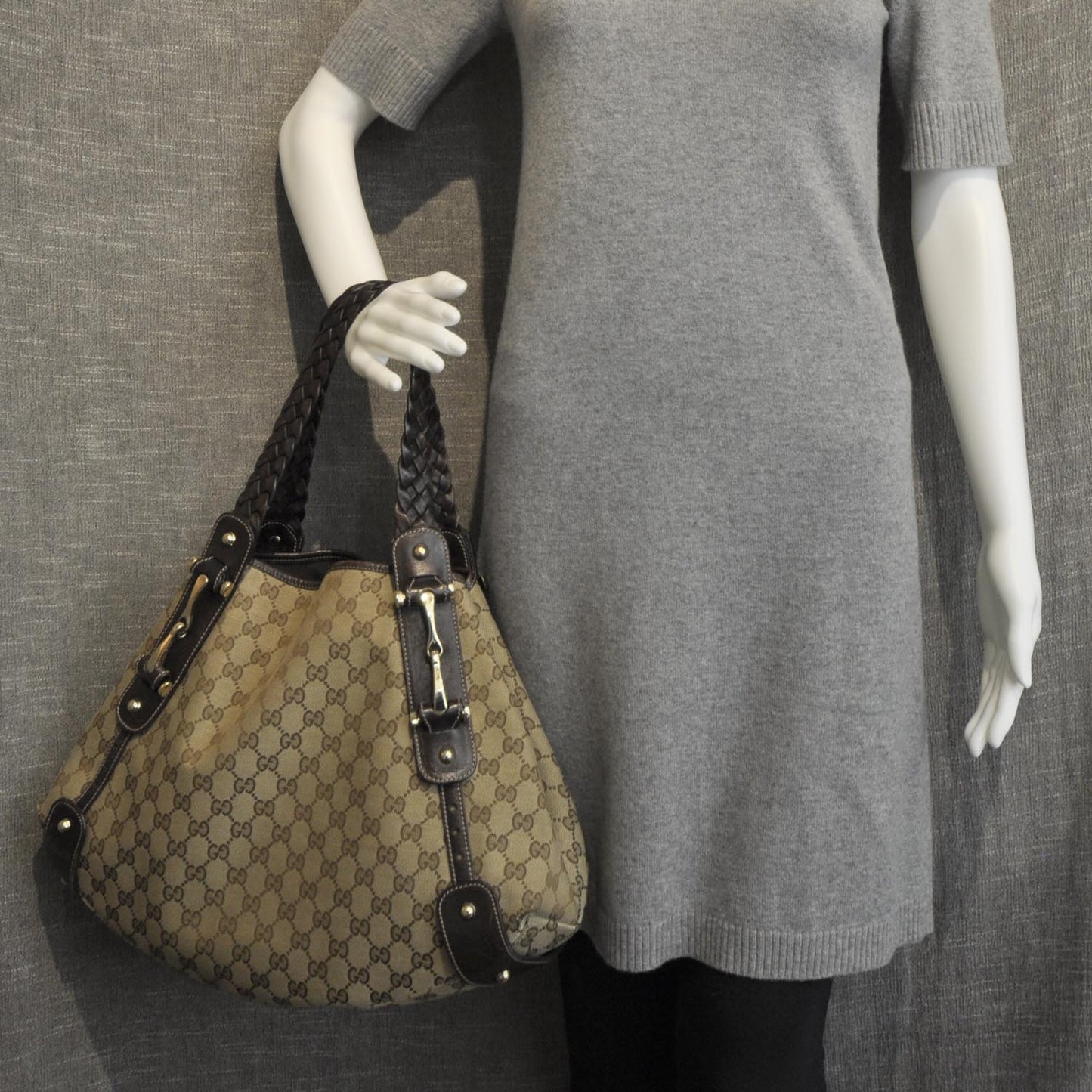 Monogram Pelham Tote Brown
