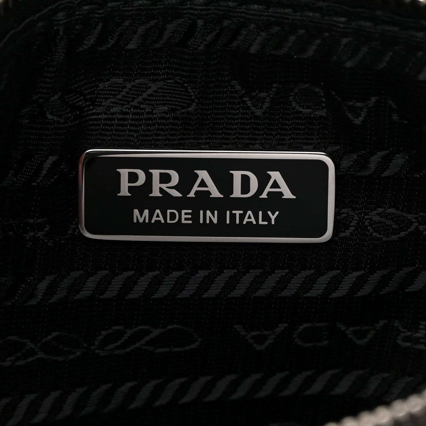 Mesh Sequin Spazzolato Logo Tote Black