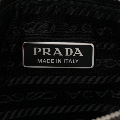 Prada Mesh Sequin Spazzolato Logo Tote Black 7 of 15
