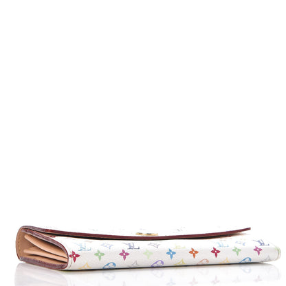 Louis Vuitton Monogram Multicolor Sarah Wallet White 4 of 8