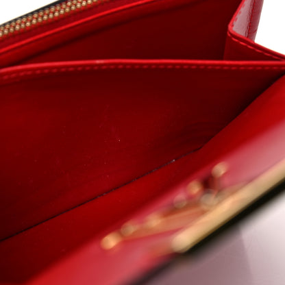Louis Vuitton Patent Louise Clutch Cherry 8 of 15