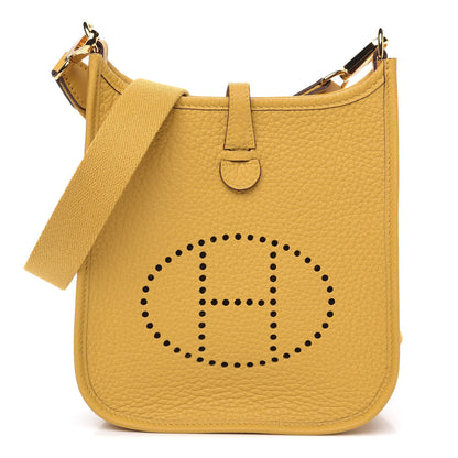 Hermes Taurillon Clemence Evelyne TPM Jaune Ambre 1 of 10