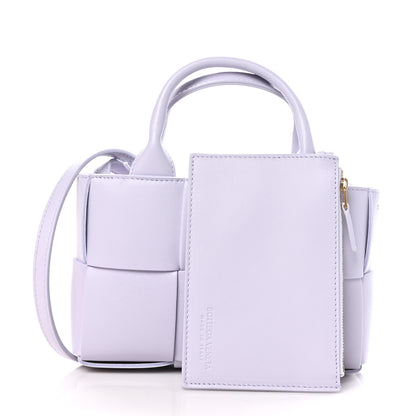 Bottega Veneta Calfskin Maxi Intreccio Candy Arco Tote Mirth Washed 3 of 10