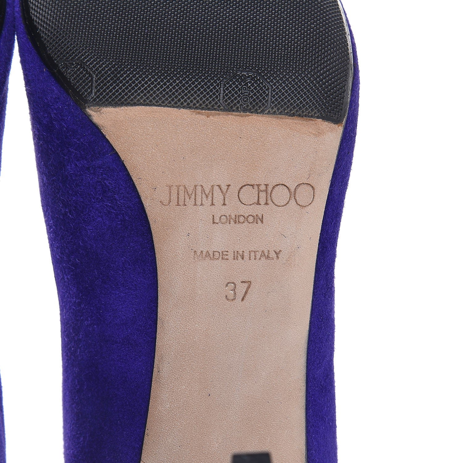 Jimmy Choo Suede Tish Pumps 37 Violet 8 of 13