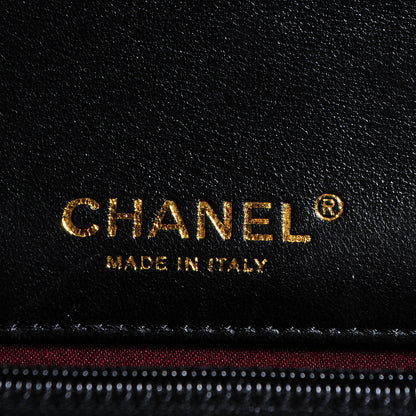 Chanel Lambskin Golden Class Wallet on Chain WOC Black 8 of 9