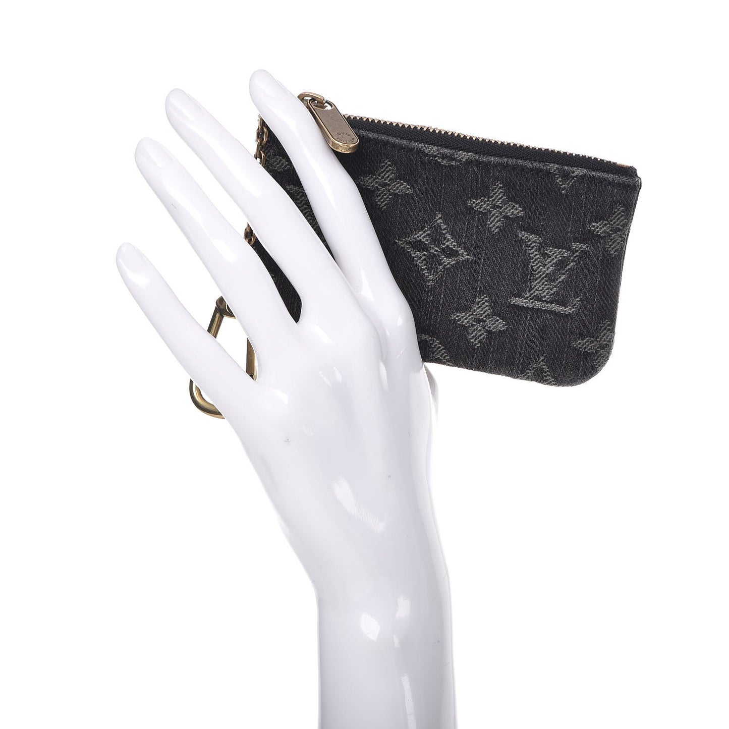 Denim Neo Key Pouch Black