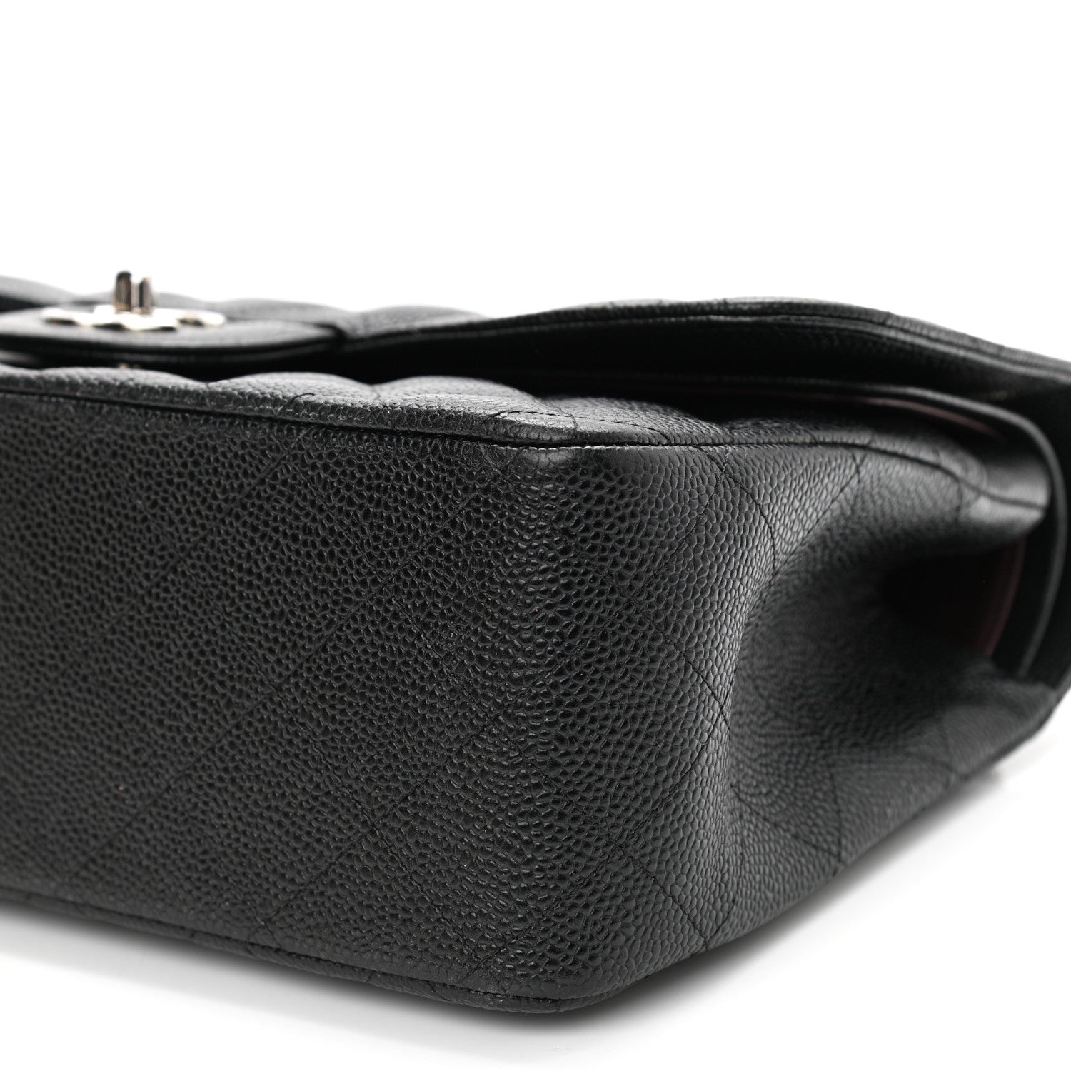 Chanel Caviar Quilted Jumbo Double Flap Black 5 of 9