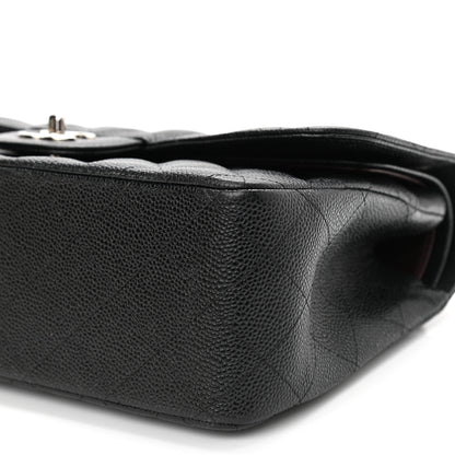 Chanel Caviar Quilted Jumbo Double Flap Black 5 of 9