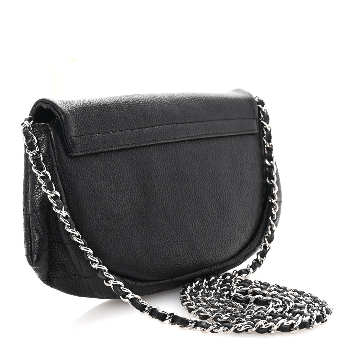 Caviar Half Moon Wallet On Chain WOC Black