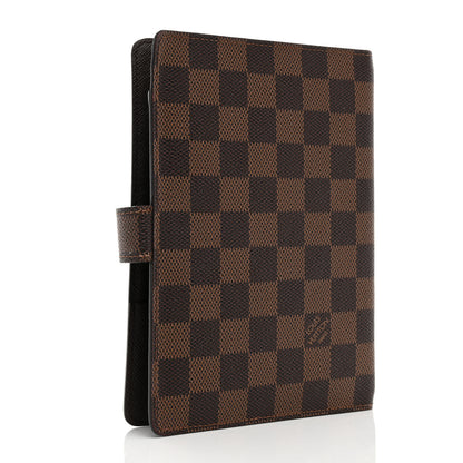 Louis Vuitton Damier Ebene Medium Ring Agenda Cover 3 of 7