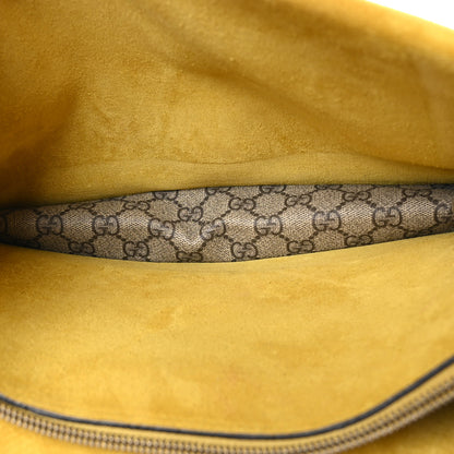 Gucci GG Supreme Monogram Crystal Bow Embroidered Medium Dionysus Shoulder Bag Yellow 5 of 12