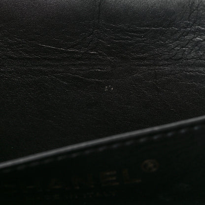 Chanel Calfskin Quilted Nailed CC Flap Bag Black 8 of 13