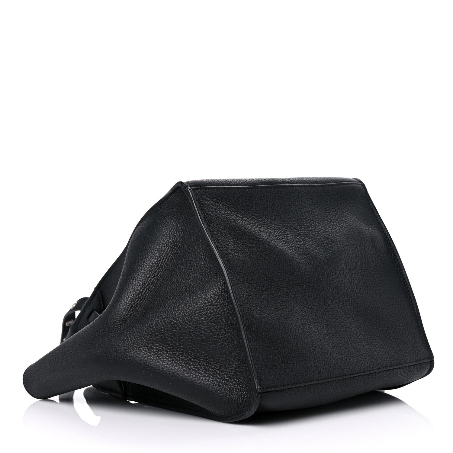 Celine Supple Grained Calfskin Small Long Strap Big Bag Black 4 of 14