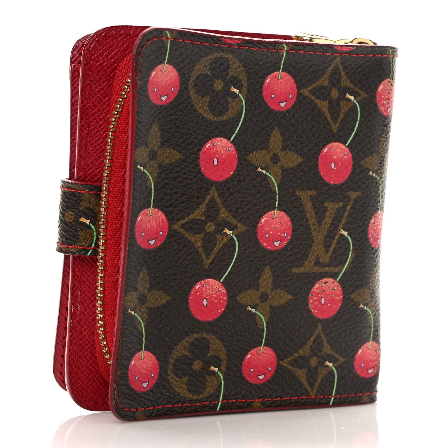Monogram Cerises Compact Zippe Wallet