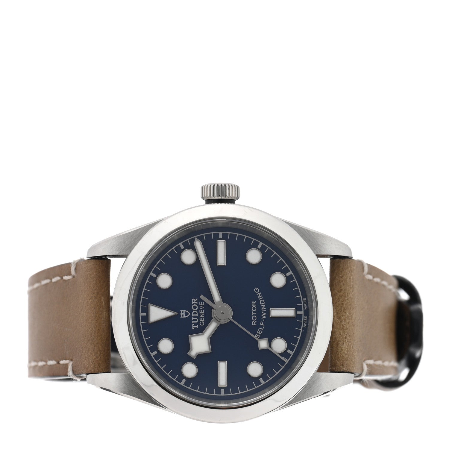TUDOR Stainless Steel Calfskin 32mm Black Bay Automatic Watch Blue 79580 2 of 4