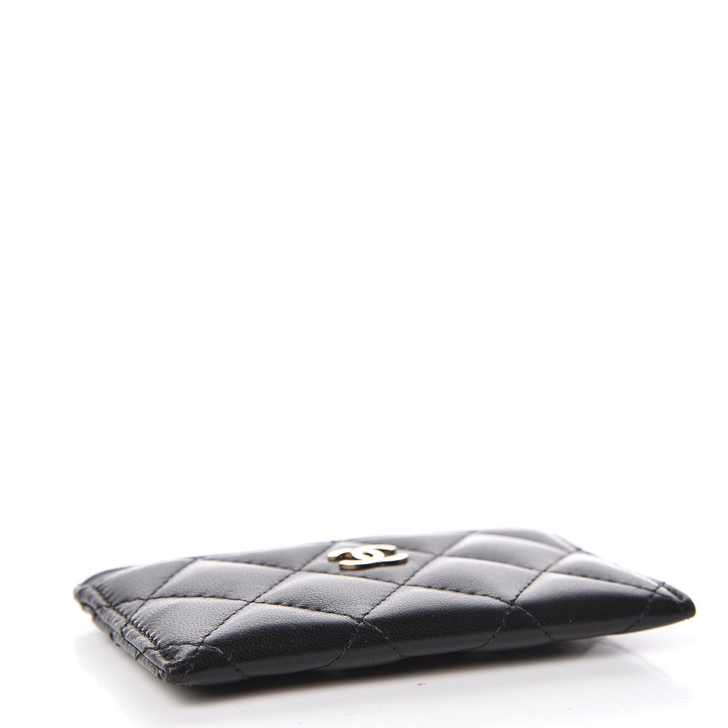 Chanel Lambskin Quilted Card Holder Black 4 of 13