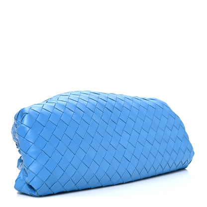 Bottega Veneta Nappa Maxi Intrecciato The Pouch Oversized Clutch Swimming Pool 4 of 11