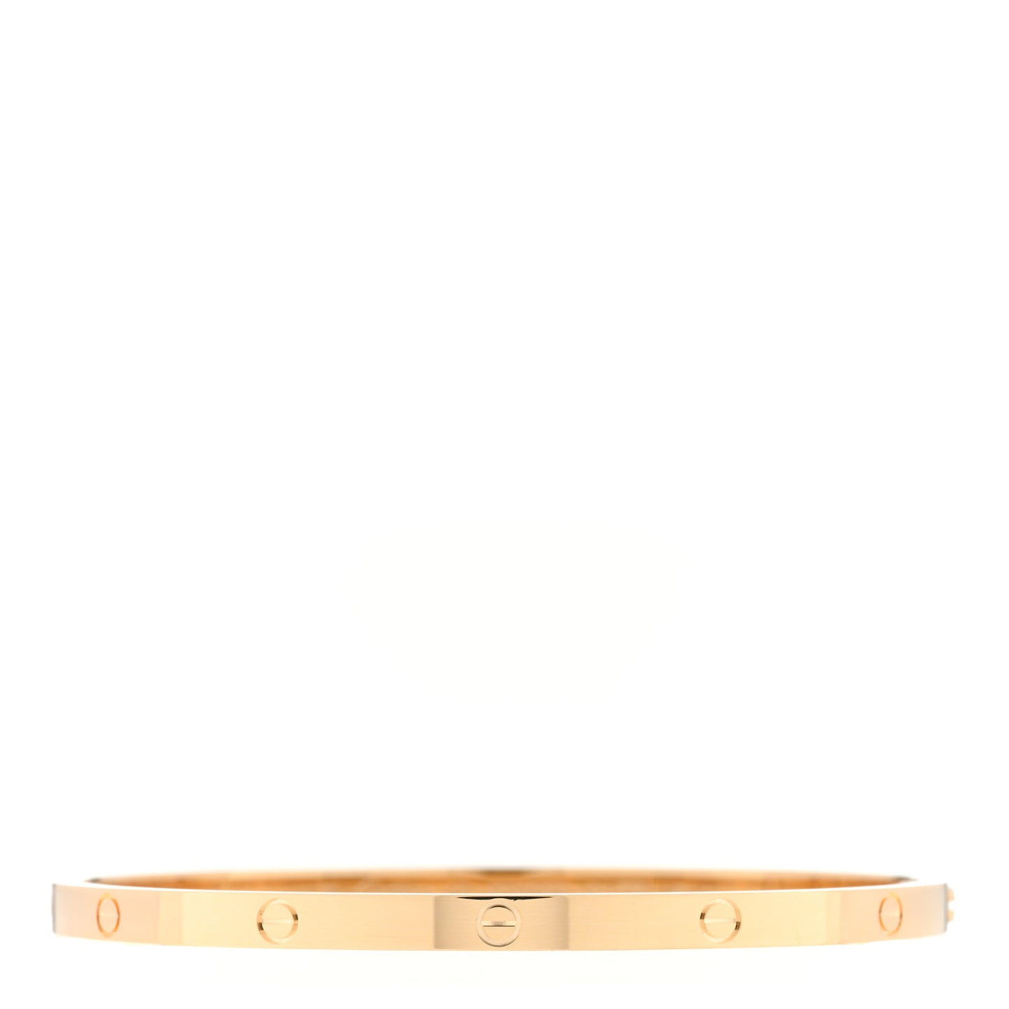 18K Yellow Gold Small LOVE Bracelet 17