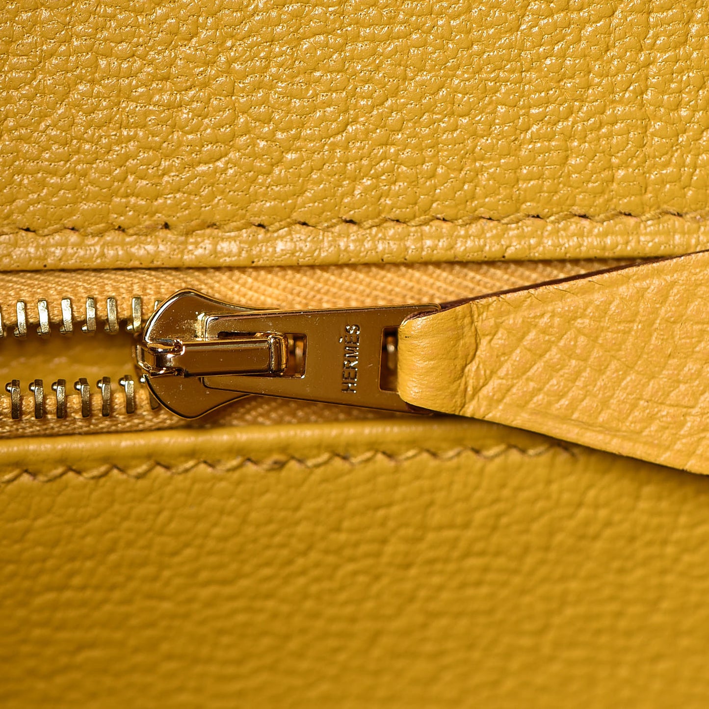 Epsom Birkin 35 Jaune Ambre